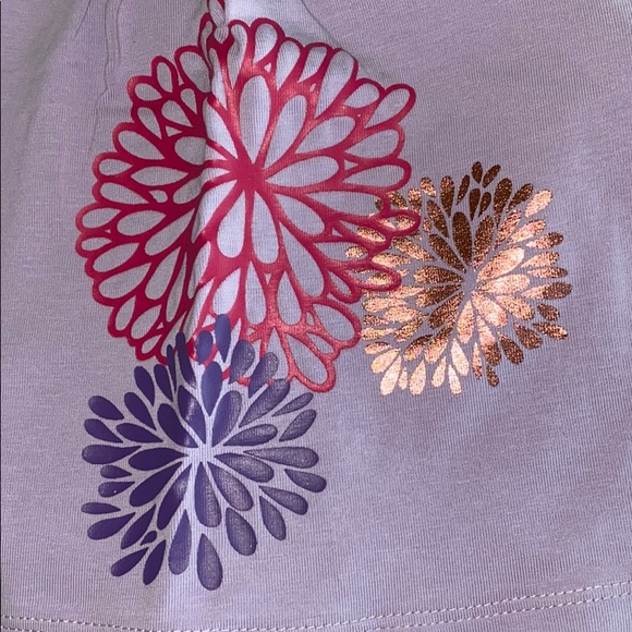 Ruffle Butts Purple Flower Shirt - Picture 2 of 2